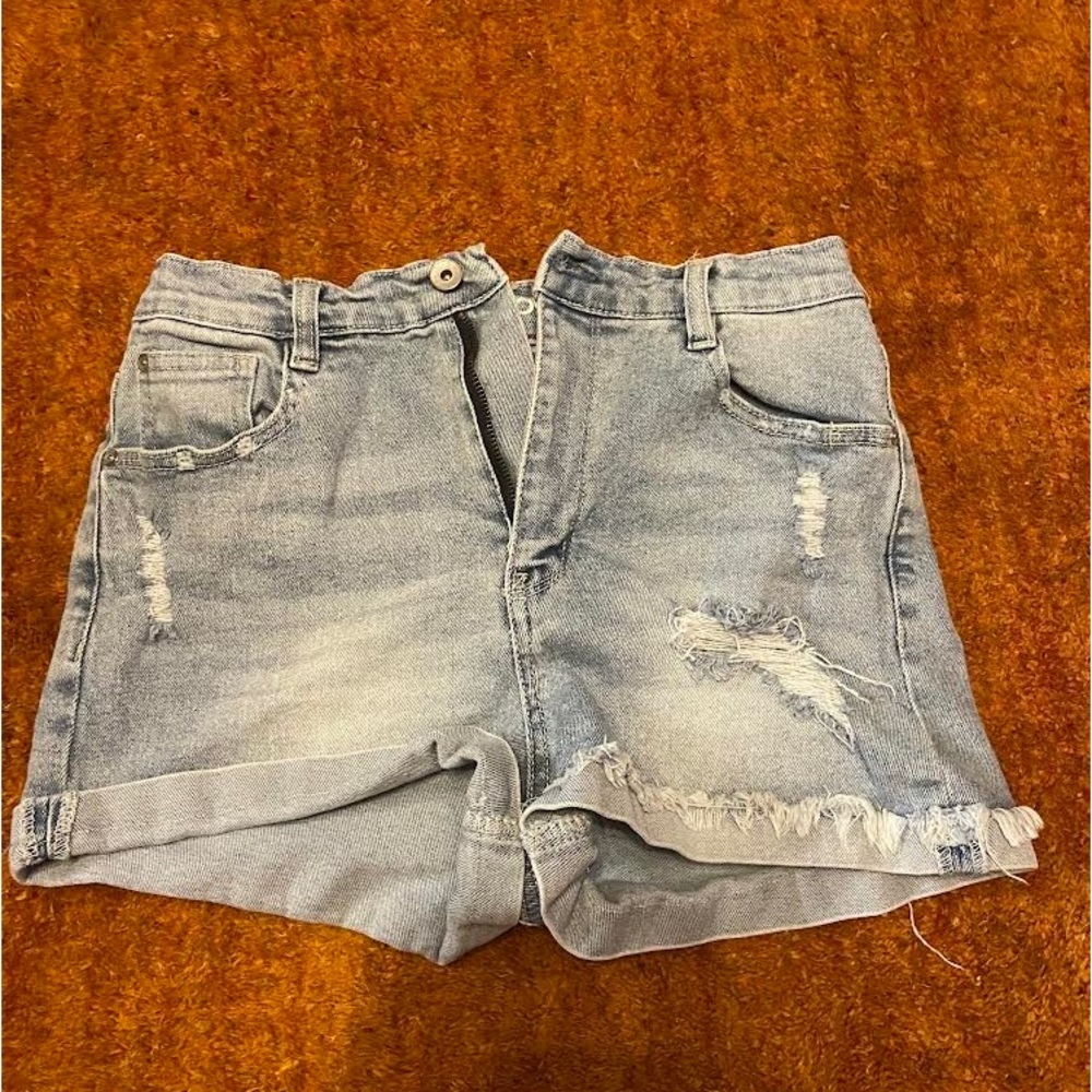 Light Blue Jean Shorts